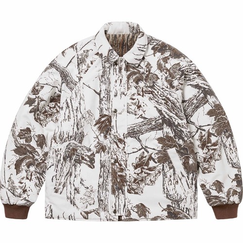 Supreme REALTREE® GIACCA DA LAVORO TRAPUNTATA REVERSIBILE in mimetica neve SS24 uomo taglia XL