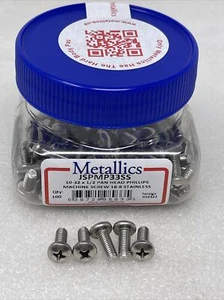 10-32 x 1/2 Zoll Linsenkopf 18-8 Edelstahl Maschinenschrauben Kreuzschlitz Antrieb Stck 100 - Bild 1 von 11