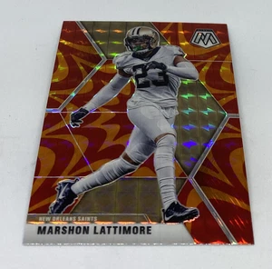 2020 Mosaic Marshon Lattimore orange reactive Prizm refractor new orleans saints - Picture 1 of 3