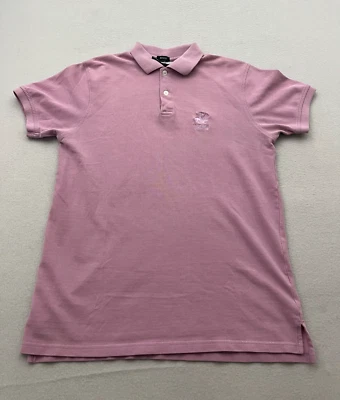 Camisa Polo Club Musculosa Beverly Hills Para Hombre Mediana Rosa Cuello Manga Corta Foto 1 de 4