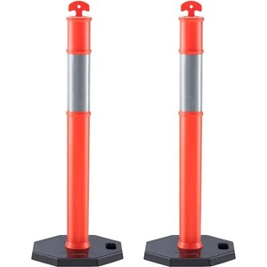 VEVOR Traffic Delineator Post Cones, 2 Pack, Traffic Safety Delineator Barrier w - Picture 1 of 1