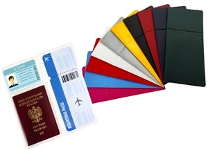 Portafoglio documenti di viaggio all-in-one: passaporto, biglietti, documenti d'identità e biglietti da visita - Foto 1 di 66