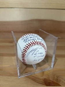 Justin Verlander No Hitter and Virgil Trucks No Hitter Autographed Baseball - Picture 1 of 6