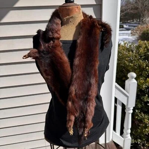 Vintage Full Body Mink, Collar, Stole, Pelt with Clip - Picture 1 of 7
