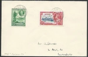 ANTIGUA 1936 Brief nach UK - FALMOUTH Village cds............................56646 - Bild 1 von 1