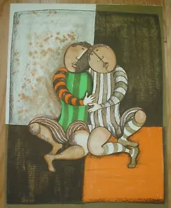 GRACIELA RODO BOULANGER - Large Original Lithograph With Embossing - S&N- Zodiac - Picture 1 of 3