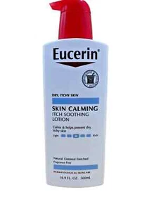 Eucerin Skin Calming Lotion, Itch Soothing 16.9 fl. oz Natural Oatmeal Enriched - Picture 1 of 1