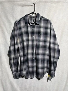 RVCA Button Down Shirt Men Size Medium Multicolor Long Sleeve Regular Fit - Picture 1 of 8