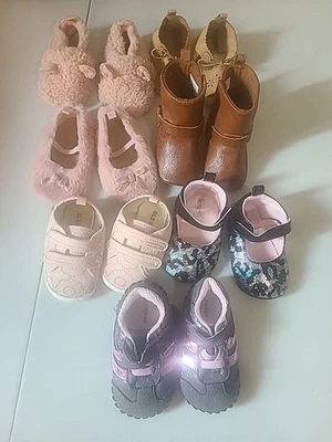 Baby Shoes/Footwear 6-12 Months Lot of 7 Pairs (Old Navy & More) - Image 1 of 4