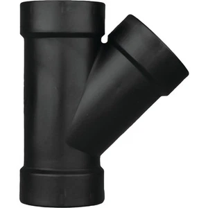 Charlotte Pipe 2 In. Hub x Hub x Hub ABS Wye ABS 00600 0800HA Charlotte Pipe - Picture 1 of 1