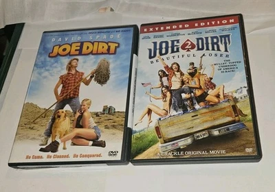 Joe Dirt 1 & 2 Beautiful Loser (DVD) David Spade Britney Daniel Comedy  - Image 1 of 3