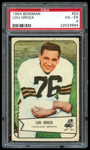 1954 Bowman #52 Lou Groza PSA 4 VG-EX - Picture 1 of 2