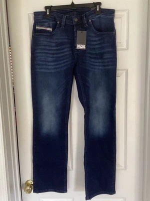 NWT NEW AUTHENTIC DIESEL Mens Markee REGULAR DENIM Jeans 33x30 W33 L30 MSRP $195 - Image 1 of 4