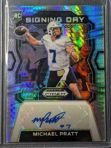 Michael Pratt 2024 Prizm Draft Picks RC Hyper Prizm AUTO Buccaneers - Imagen 1 de 2