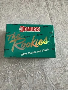 Donruss The Rookies 1991 Puzzle und Karten Set VERSIEGELT - Bild 1 von 5