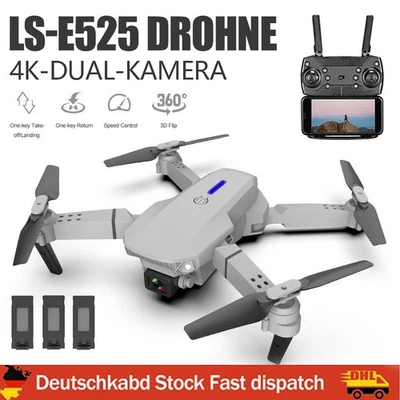 Mini Faltbar WiFi FPV Drohne Mit 4K-HD Kamera Selfie RC Quadrocopter Drone DE - Bild 1 von 4