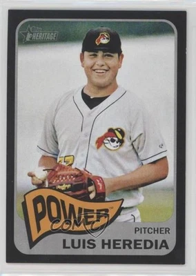 2014 Topps Heritage Minor League Edition Black /105 Luis Heredia #25 - Image 1 of 2
