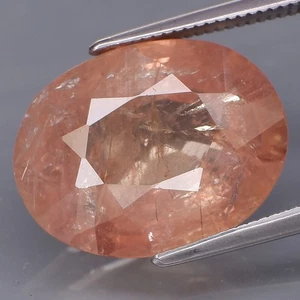 10.03Ct.Precious Gem! Natural BIG Padparadscha UNHEATED Sapphire Tanzania - Picture 1 of 4