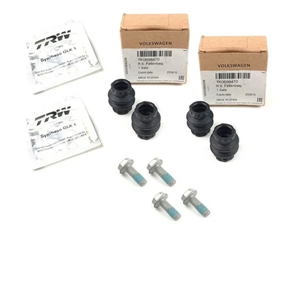 VW Audi Seat Skoda 1K0698470 Führungsbolzen Bremsen Hinterachse Set links rechts - Bild 1 von 4