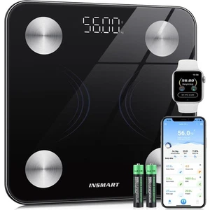 INSMART Smart Scale for Body Weight, Accurate Digital Bathroom Weight Scales,... - Picture 1 of 6