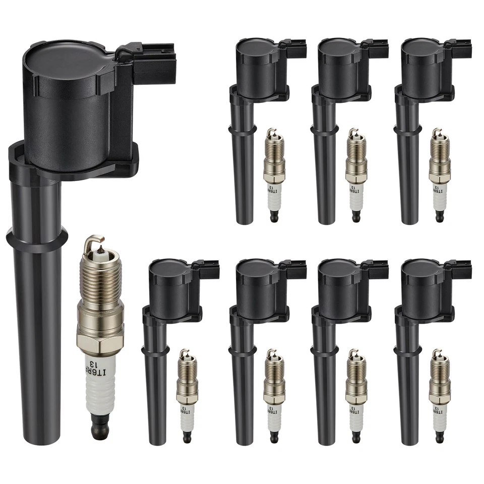 8X Ignition Coil Packs UF191 + Spark Plugs For 2001-2002 Qvale Mangusta 4.6L V8 - Image 1 of 4