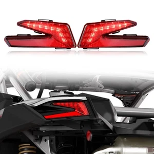 Rote Rückleuchten LED-Bremsrückleuchten Passend für Can Am Maverick X3 R 4x4 XRS - Picture 1 of 9