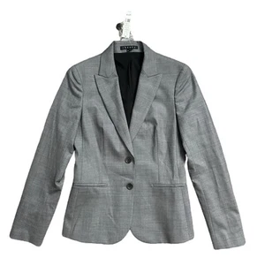 New Theory Nichelle Broadway Wool Blend Blazer Jacket Coat Size 6 - Picture 1 of 11