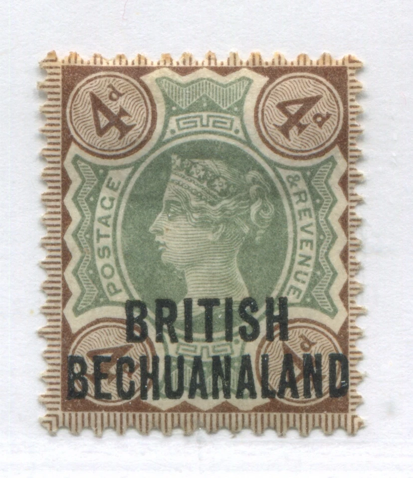Bechuanaland Protectorate 1897 4d mint o.g. hinged - Image 1 of 1