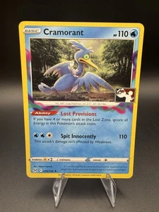 Pokemon TCG Cramorant 050/196 Cosmic Holo Prize Pack Serie 3 Francobolli Promo Pulito - Foto 1 di 4