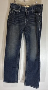 ariat mid rise straight 32L 33x33 Dark Blue  - Picture 1 of 10