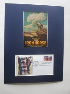 Silent Western Epic - "The Iron Horse" Regie: John Ford & Ersttagsbrief - Bild 1 von 2
