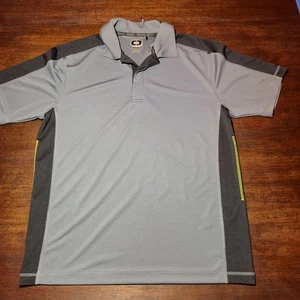 Polo Ogio Para Hombres Gris Medio Negro Rendimiento Golf OG106 Absorbe la Humedad - Imagen 1 de 12