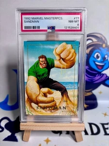 Marvel Masterpieces Sandman PSA 8 #77 1992 Spiderman Amazing Sky Box First Cover - Bild 1 von 3