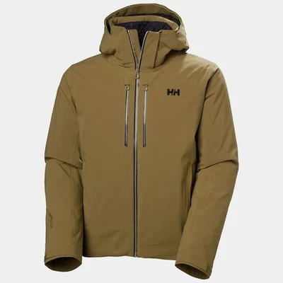 Chaqueta de invierno para hombre Helly Hansen Alpha Lifaloft, sepia, mediana Foto 1 de 4
