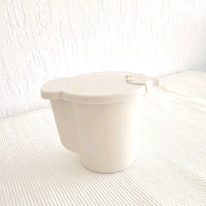 TUPPERWARE Retro Milchkännchen Sahnekännchen Milchkanne,Beige,Deckel Ausgiesser - Bild 1 von 2