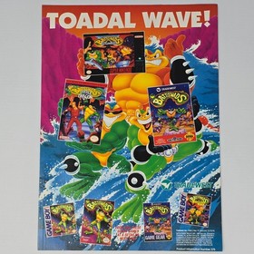 Battletoads Super Nintendo SNES NES Genesis GameBoy Toadal Print Ad/Poster