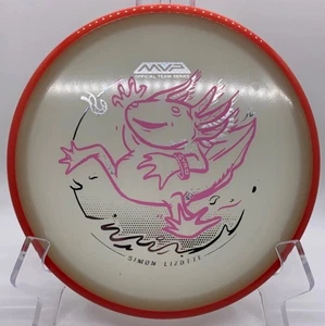 MVP Axiom Eclipse Glow Hex Leapin’ Lizottl’ - Rare PINK Variant Simon Disc Golf - Picture 1 of 15