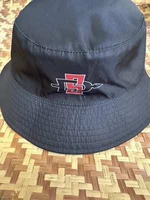 San Diego State Aztecs Bucket Double Sided Reversible Cap Hat Excellent Rare - Image 1 of 4