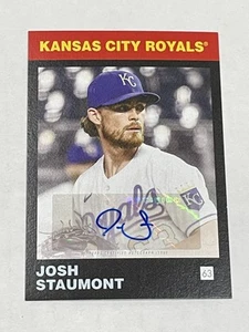 2020-21 Topps 582 Montgomery Club Baseball Auto #20A - Josh Staumont - Royals - Picture 1 of 2