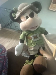 Disney Parks World Animal Kingdom Mickey Mouse Safari Plush Stuffed Toy - Picture 1 of 3