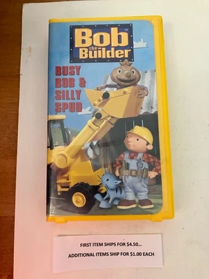 VHS Tape    Bob the Builder - Busy Bob & Silly Spud   $2.85    Ship  $4.50/$1.00 - Image 1 of 2