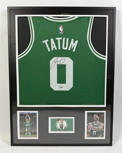 FRAMED Signed JAYSON TATUM Boston Celtics Nike Swingman Jersey Fanatics COA - Picture 1 of 8