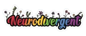 2 Pack - Neurodivergent Wildflowers Stickers - Waterproof Die Cut Vinyl Decals - Picture 1 of 3