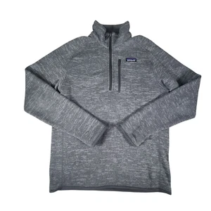 Patagonia Better Sweater 1/4 Zip Herren mittelgrau Pullover getragen Outdoor - Bild 1 von 9