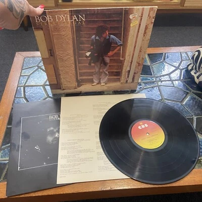 BOB DYLAN STREET LEGAL 1978 Vintage Vinyl Lp Record Album + Song Lyrics - Image 1 of 4