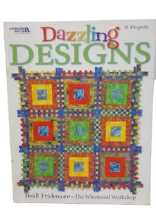 Dazzling Designs by Heidi Pridemore Vintage Quilting Book Leisure Arts - Foto 1 di 2