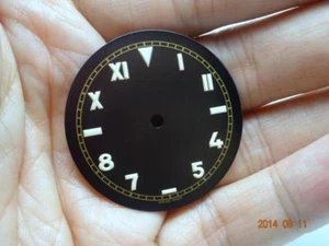 Juego de mano azul con esfera cail 37 mm con calefacción para reloj de pulsera estilo homenaje - Imagen 1 de 5