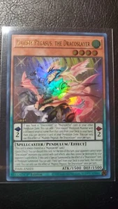 Majesty Pegasus, The Dracoslayer 1st Ed DABL-EN023 M PF Yu-Gi-Oh Darkwing Blast - Imagen 1 de 2