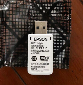 Brand New Epson ELPAP10 Wireless LAN WIFI USB Adapter 802.11b/g/n