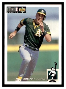 1994 Collector's Choice #180 SCOTT LYDY Oakland Athletics ~E6A